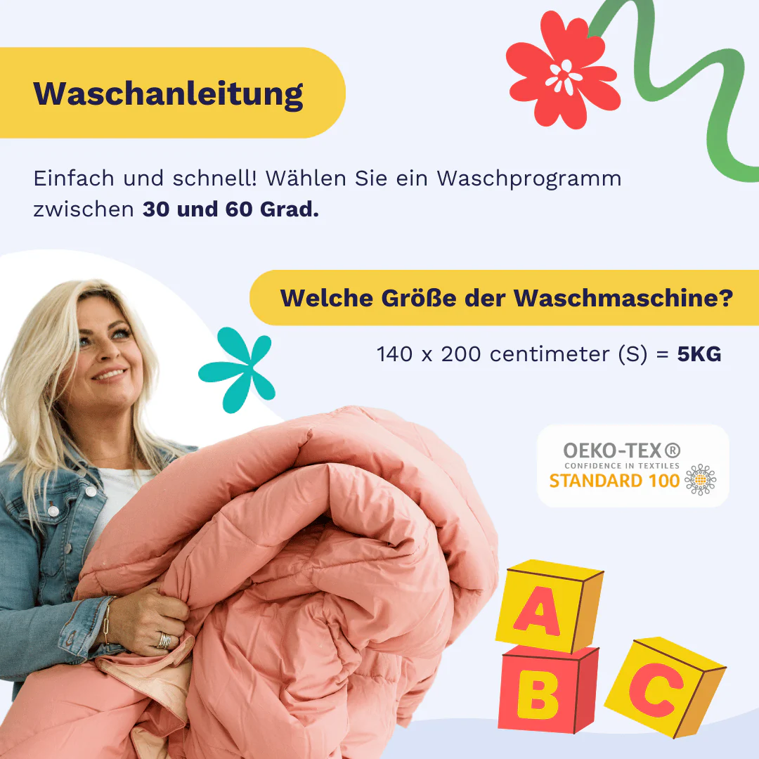 Zelesta Comfort Kids Bettdecke - Party Lama - Image 3