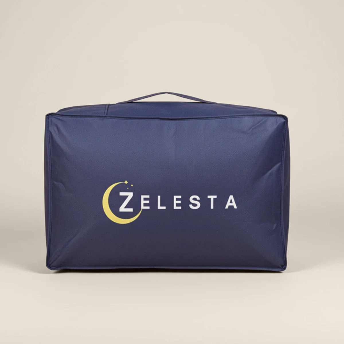 Zelesta Deluxe Duo Perkal-Baumwolle Bettdecke - Taupe & Creme - Image 6