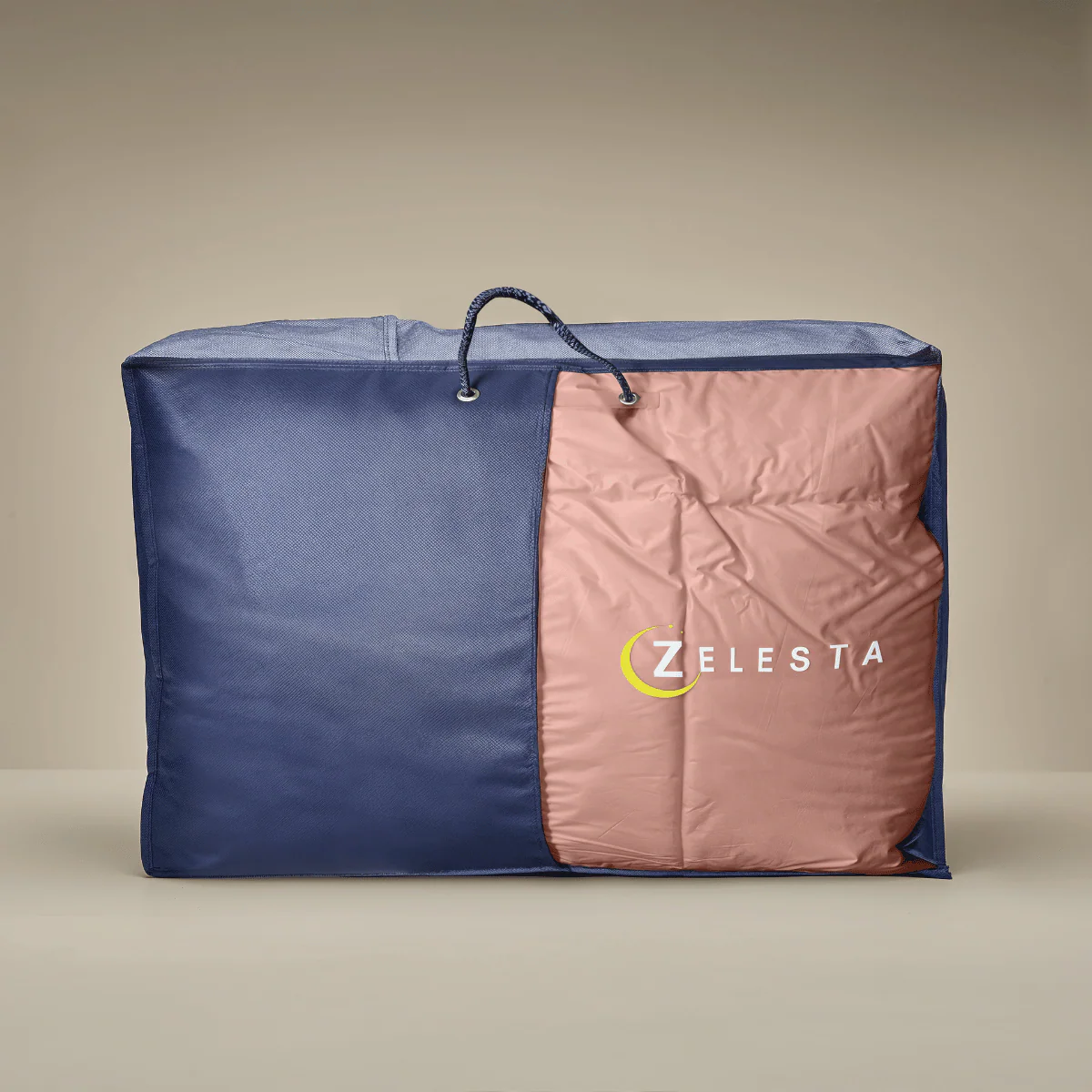 Zelesta Deluxe Perkal-Baumwolle Bettdecke - Lachs & Pfirsich - Image 10