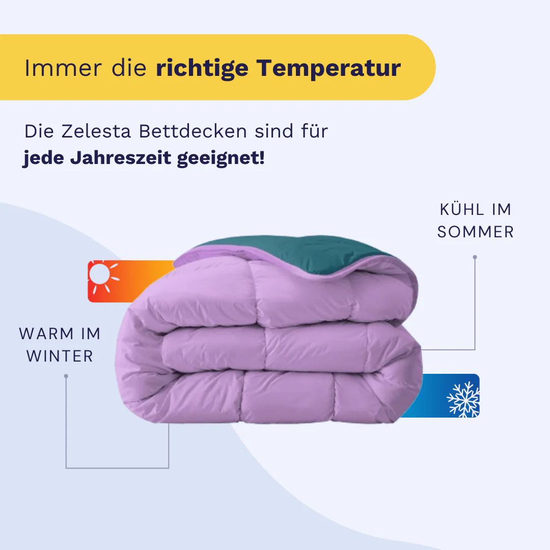 Zelesta Royalbed - Petrol & Lila - Image 5