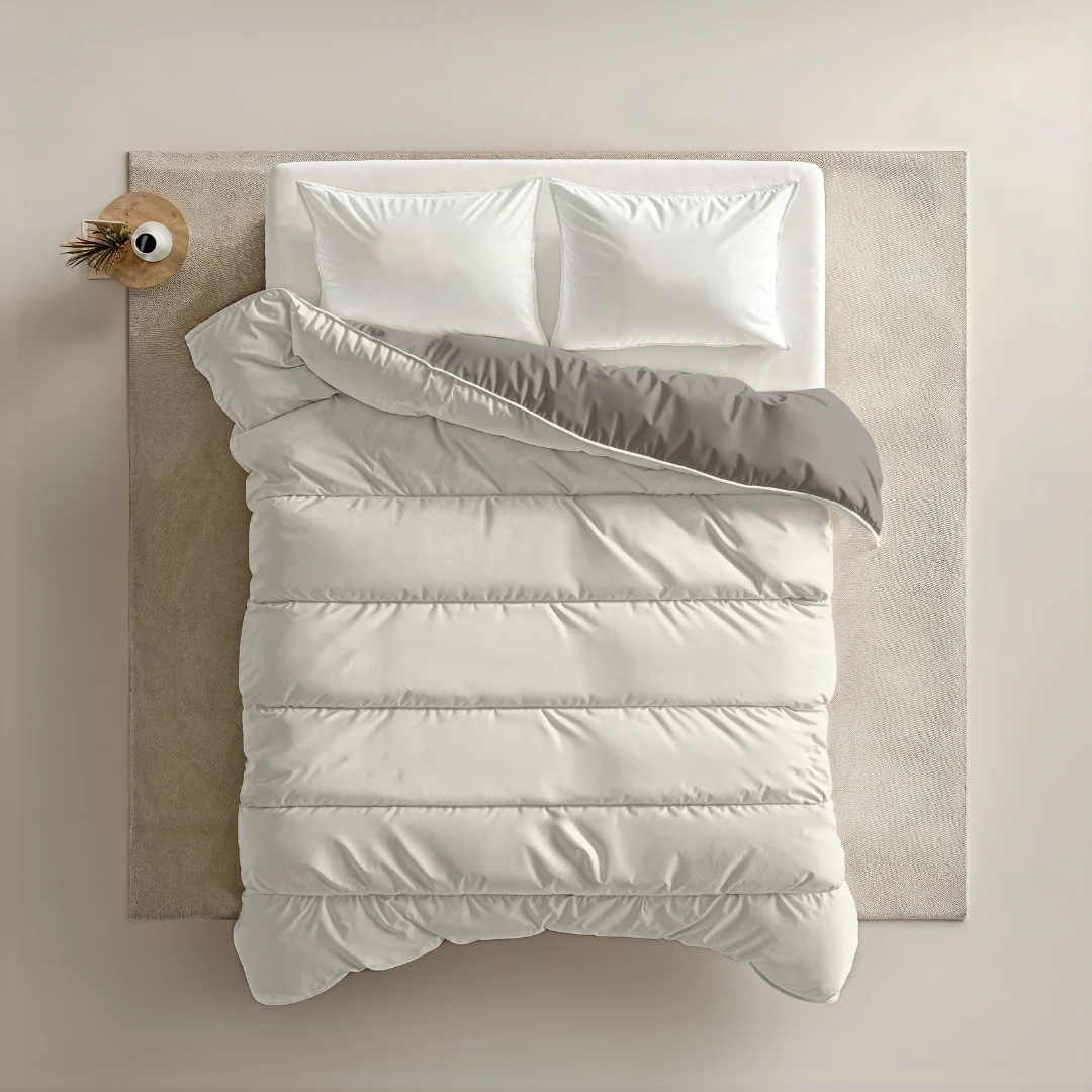 Zelesta Royalbed - Zartes Grau & Creme - Image 3