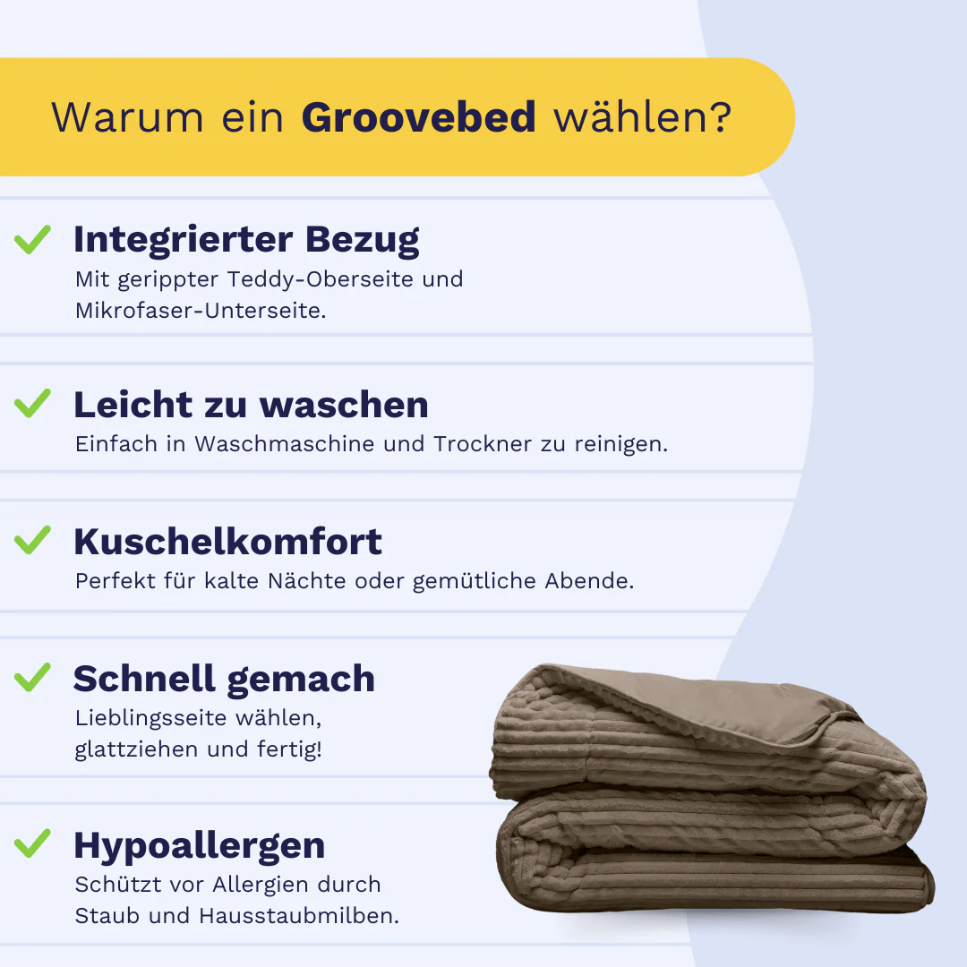 Zelesta Teddy Groovebed - Taupe - Image 4