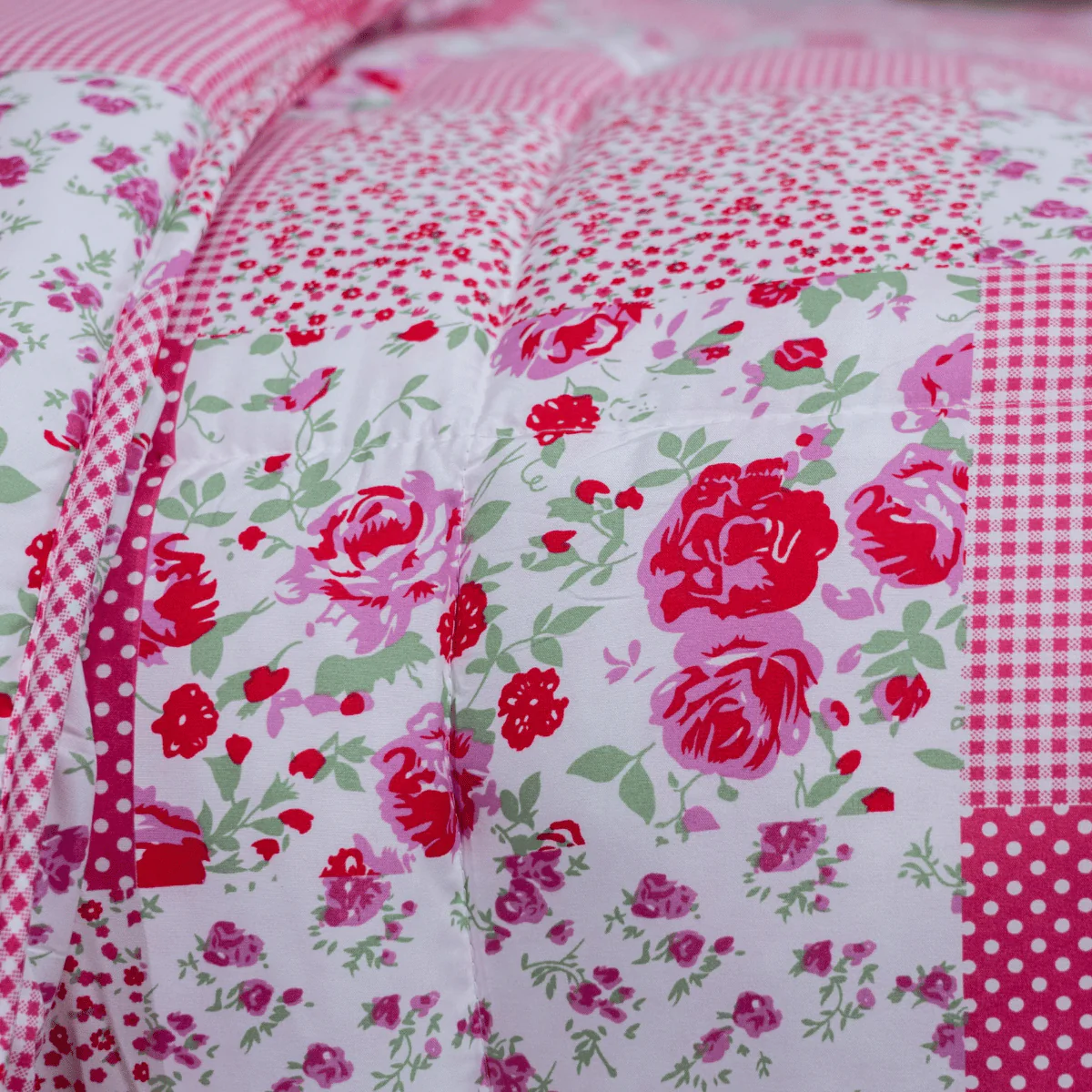Zelesta Comfort Design Sommerdecke - Patchwork pink - Image 14